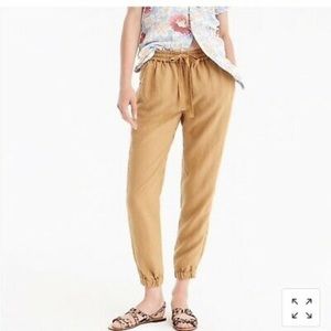 JCrew Point Sur Seaside Linen Joggers